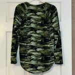 Bobbie Brooks Ladies Soft Camouflage Long Sleeve Top Large Green Photo 1