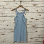 ZARA Cable Weave Straight Neck Dress - Blue - Medium Photo 2
