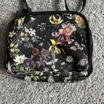MultiSac Beautiful Black Floral Print Multi Sac Crossbody Purse Bag So Many Pockets! Photo 2