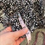 Loft Black and White Paisley Linen Shorts Medium Photo 6