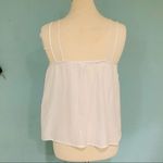 Aeropostale Aeropostal‎ Women Embroidery Sleeveless White Summer Top Size Small Photo 3
