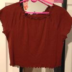 Wild Fable Wine Red Crop top  Photo 0