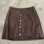 Free People  leather skirt Photo 0