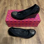 Tory Burch black gold wedge heels pumps shoes women’s 7 Photo 6