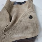 Paul Green  Womens Nora Ankle Boots UK 3.5 US 6 Gray Tan Suede Leather Block Heel Photo 2