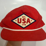 Richardson outdoor patriot Rope SnapBack hat USA red one size Photo 0