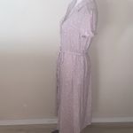 Bohme  Lavender short sleeve button down Dress belt collared Photo 3