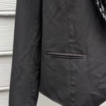 Forever 21 NWT  Black Blazer | Sequin Lapel Black Blazer Photo 2