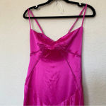 House Of CB  'Anabella'‎ Fuchsia Lace Up Maxi Dress NWOT size S Photo 11