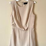 Blaque Label | Tan Nude Faux Wrap Sleeveless Romper Sz S Photo 3