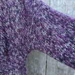 NWT FYLO Woman’s XXL Deep Purple Multi Colored Knit Cardigan Business Casual Fun Photo 6