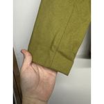 Adolfo  Women’s Wool Blazer Size 8 Olive Green Single-Button Notch Collar Photo 2