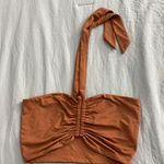 ZARA Burnt Orange Cropped Top Photo 1