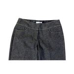 White House Black Market Womens 8 Used Black Gray Tweed Capri Pants Photo 4