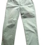 Soft Surroundings Soft‎ Surroundings large straight leg Mint green denim Photo 1