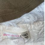 A'Gaci A’ GACI Skater mini Skirt cream white Size Large circle elastic waist stretchy Photo 4