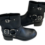 Universal Threads Universal Thread Women's Connor Biker Harness Black Buckle Ankle Boots New 9 Photo 0