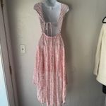 B. Smart Y2k Dress Fairy Size 1 Pink Lace Sequin High Low Formal Prom Coquette Photo 3