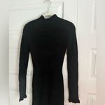 Proenza Schouler White Label Chenille Turtleneck dress‎ in black NWT Size XS Photo 3