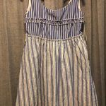 Romeo + Juliet Couture Blue Striped Dress Photo 0