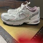 New Balance 530~Women’s~White Silver Ice Wine Pink~Size 10 (MR530SGC) Photo 3