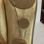 Kate Spade NY 7M Gold Leather Ballet Flats Loafer Moccasin w/ Bow Metallic NWOB Size 7 Photo 8