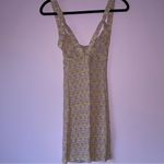Free People XS Juniper Smocked Bodycon Slip Ditsy Floral Boho Swiftie Photo 6