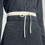 Sandro  Long Double Waistband Gray Wool‎ Cashmere Blend Midi Skirt Size 38 Photo 1