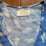 Capulet “Mabel” Mini Dress – Ginkgo Blue Feather Leaf Print – Size Small Photo 10