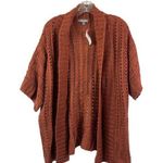 Roz & Ali  Women's Pumpkin Knitted Cardigan Photo 0