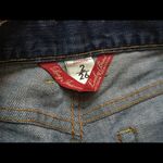 Lucky Brand  straight leg blue denim jeans mid rise casual streetwear size 26 Photo 4