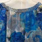 Charter Club FINAL MARKDOWN  Sheer Floral Top w/Embellished Neckline (P/S) Photo 12