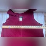 Southern Lady Berry Tank Dress W/Two Front Pockets. Red Size L petite Photo 2