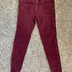 American Eagle Maroon Super Super Stretch Jeggings Photo 1