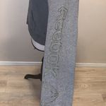 Reebok  grey sleeve logo hoodie full zip up athletic sweatshirt Photo 5