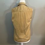 Vintage Ralph Lauren RL Women's Khaki Vest Utility Safari Fishing Cargo Vest Tan Photo 3