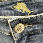 Tommy Bahama  Bermuda Cuffed Stretch Denim Blue Jean Shorts Womens 29 Waist Photo 7