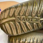 Naot Matai mary Jane style‎ shoes brown & gold leather size 37 Photo 4