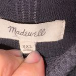 Madewell  Black Short Crop Sleeve Tee Scoop Neck size XXL Photo 5