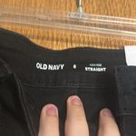 Old Navy  High-Rise Straight Black Pants Photo 2