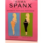 Spanx Mama  Maternity Footless Pantyhose Size B Black Pregnancy Support NEW! Photo 3
