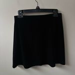 Iz Byer  Black Velvet Mini Skirt Photo 4
