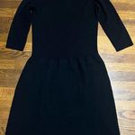 Lauren Ralph Lauren Merino Wool Midi Sweater Dress Black Size XL Photo 0