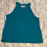 No Boundaries  Turquoise w/ Accent Halter Tank Top Photo 3