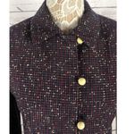 American Vintage  70's Handmade OOAK dress coat set purple small - medium Photo 1