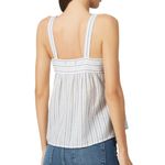 Xirena Tank Top‎ Womens Large Blue Red White Zoe Freedom Striped Cotton Linen Photo 4