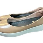 FitFlop  Superballerina Ballet Flat Brown White Size 7 Photo 0