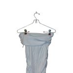 ZARA  Women's‎ Top Ruched Tube Strapless Stretch Cotton White Sz. Small NWT Photo 3