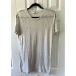 IRO  Clay Distressed Linen Tee Ecru S Photo 1
