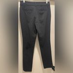 Faded Glory Mid-Rise Black & White Printed Work Skinny Straight Leg Pants Slacks Photo 5